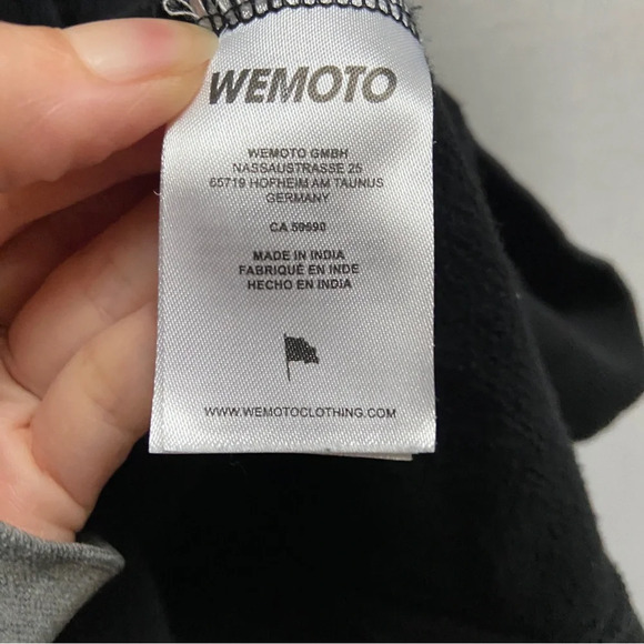 Wemoto organic cotton hoodie sweatshirt dress Sz S - Picture 9 of 14